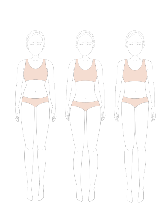 骨格タイプのイラスト